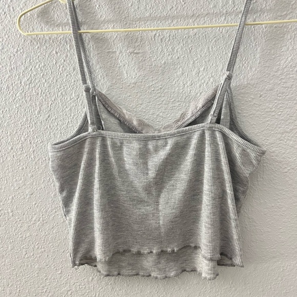 SHEIN Gray Ribbed Camisole Top - Picture 2 of 4